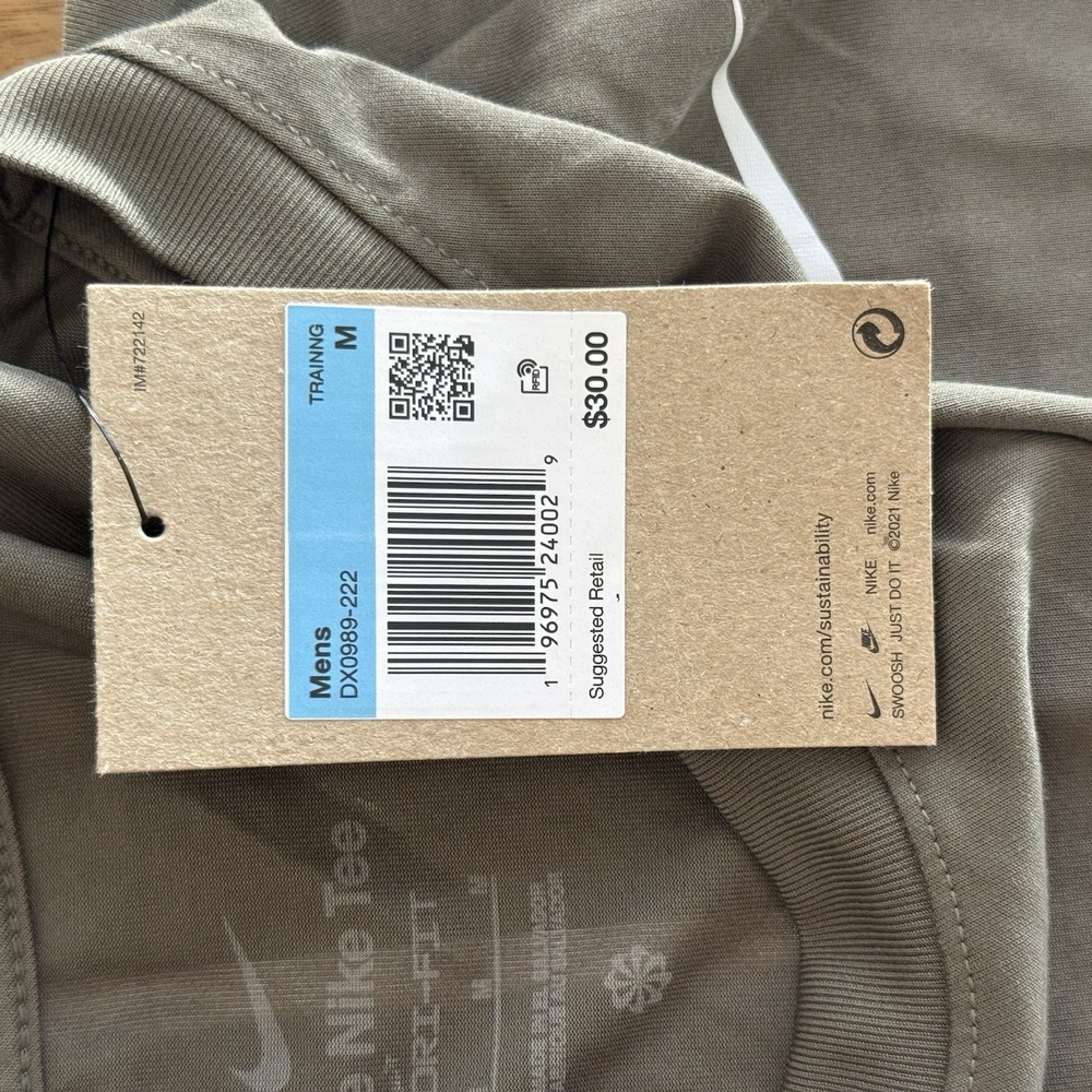 NWT Nike Men's Dri-FIT Legend Short Sleeve Training Shirt Size M- DX0989-222 - Picture 8 of 10